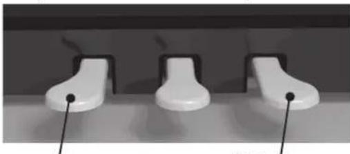 Dexibell Vivo H10 - Affectation de I'etouffoir pour la section de piano gauche. - 1