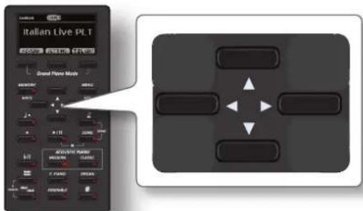 Dexibell Vivo H10 - Déplacement du curseur et réglage des valeurs des paramètres - 2