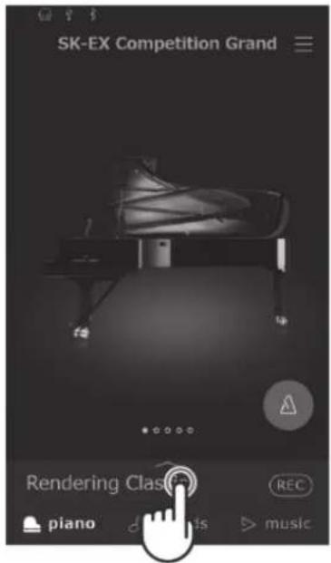 KAWAI CA701 - Accéder à l'écran de l'éditeur - 1