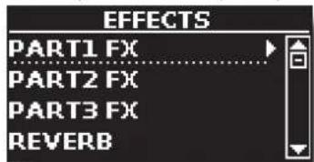 Dexibell Vivo SX8 - EFFETS - 1