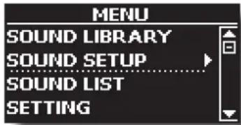 Dexibell Vivo SX8 - Exportation d'un jeu de sons ("EXPORT SETUP") - 1