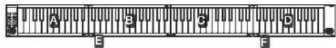 Carry-on Folding Piano 88 - Unfolding and folding instructions - 1