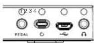 Carry-on Folding Piano 88 - Face arrière - 1