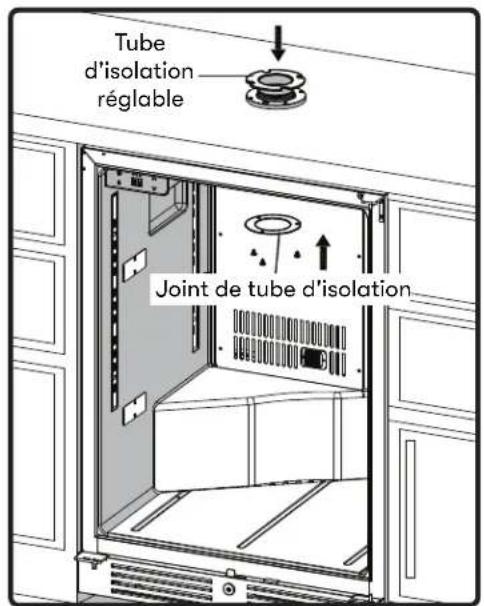 Tube d'isolation réglable Joint de tube d'isolation