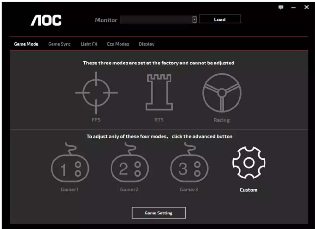 AOC Q27P3QW - G-Menu - 2
