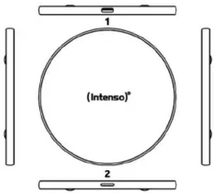 INTENSO BA2 - Indicação de estado LED - 1