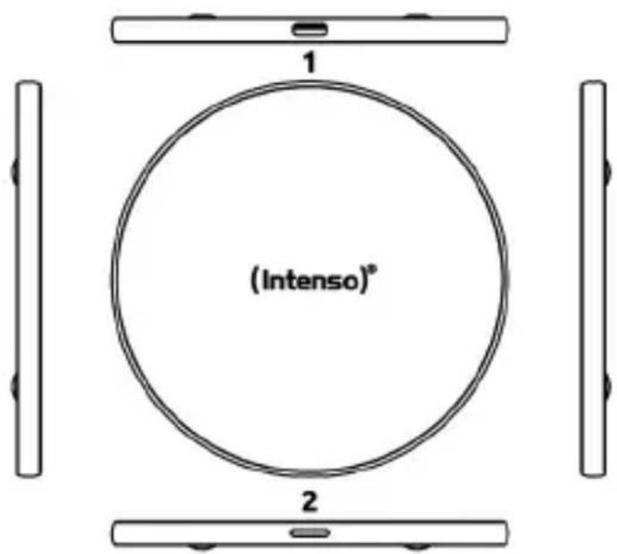 INTENSO BA2 - Indicador LED de estado - 1