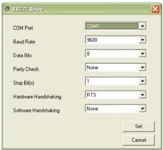 TSC TX210 - Utiliser l'interface RS-232 pour configurer l'interface Ethernet. - 3