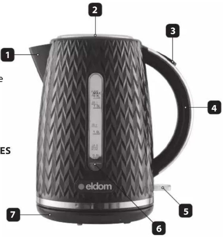 Eldom Nelo C260C - CARACTÉRISTIQUES TECHNIQUES - 1