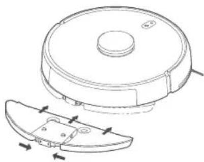 ZACO A11s Pro - Installation of clean water tank and mop - 2