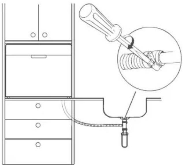 SIGNATURE SDW6003EW - PLEASE HANG UP THE DRAIN HOSE EITHER WAY OF A, B - 2