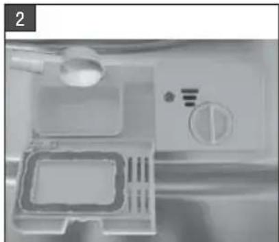 SIGNATURE SDW6003EW - Adding detergent to dispenser - 2