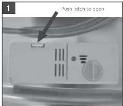 SIGNATURE SDW6003EW - Adding detergent to dispenser - 1