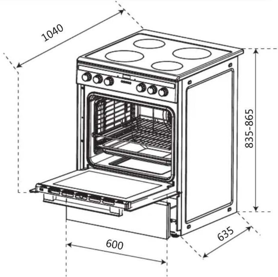 SIGNATURE SCI562X - 3-Product Dimensions - 1