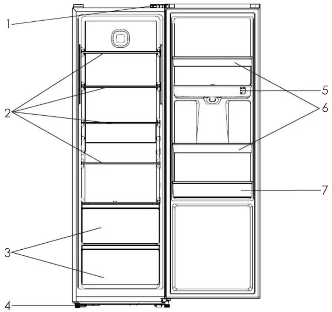 SIGNATURE SFM3700XAQUA - STRUCTURE ILLUSTRATION - 1