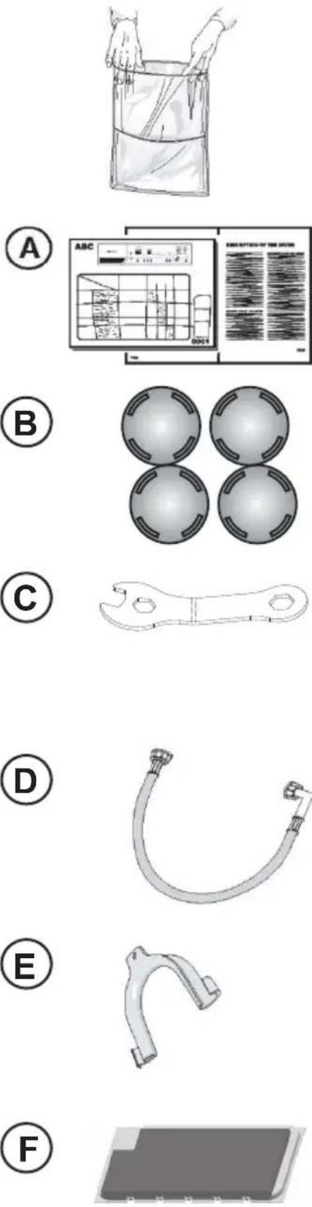 SIGNATURE SLF1242W - PARTS SUPPLIED - 1