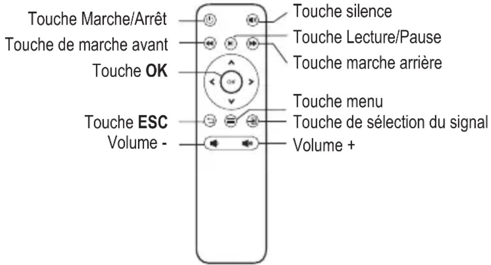 Renkforce RFPJ300 - b) Utilisation de la télécommande - 1