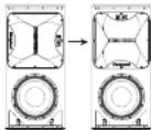 Turbosound TCS15264ANWH - Rotation du motif du klaxon HF - 5