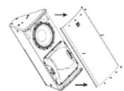 Turbosound TCS15264ANWH - Het HF-hoornpatroon roteren - 1