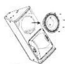 Turbosound TCS15264ANWH - Rotating the HF horn pattern - 2