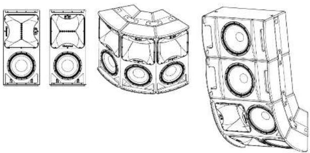 Turbosound TCS15264ANWH - Mounting and Fixing - 1