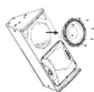 Turbosound TCS15264ANWH - Het HF-hoornpatroon roteren - 2
