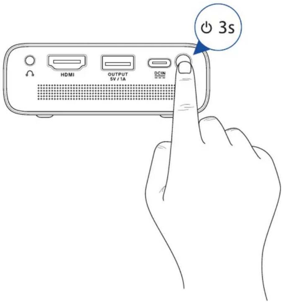 ASUS ZenBeam E1R - Appuyez sur le bouton d'alimentation - 1