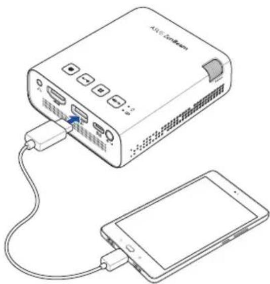 ASUS ZenBeam E1R - Depuis un téléphone iOS - 1