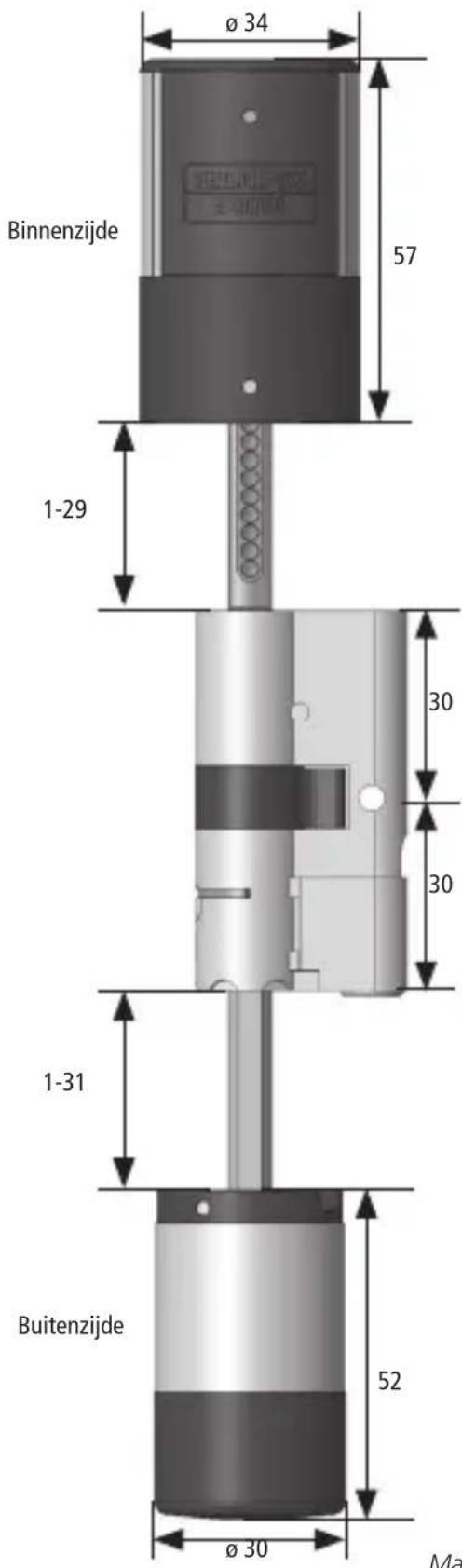 Burg Wächter secuENTRY 7116 DUO - Maten secuENTRY pro 7116 Duo - 1