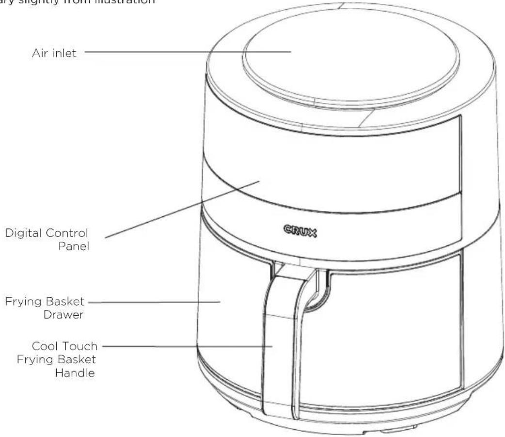 CRUX Artisan Series 4.6 Qt Air - Electric Power - 1