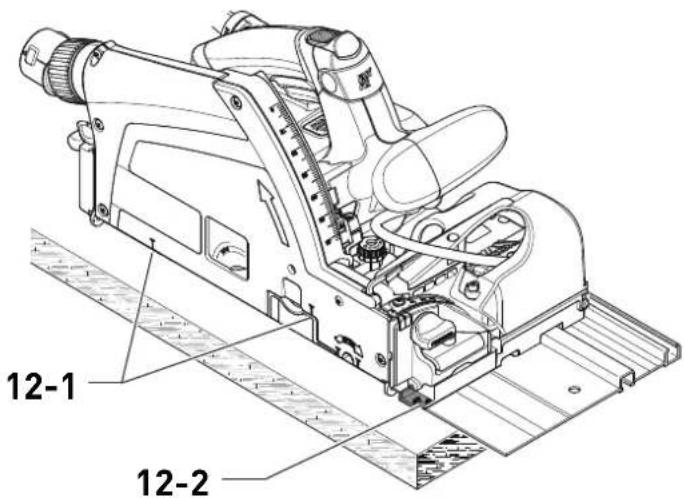 FESTOOL TSV 60 KEBQ - Stille inn sideveis justering [9] - 4