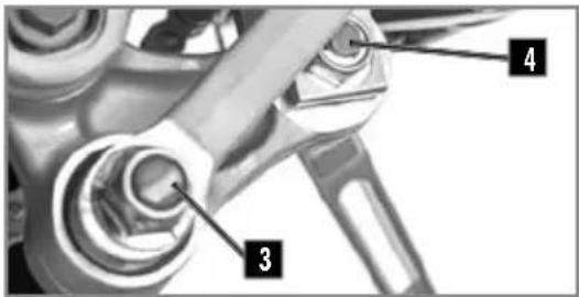 Technical diagram of a mechanical assembly with numbered components labeled 3, 4, and 5