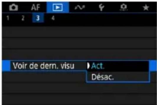 Voir de dern. visu ▶ Act. Désac.
