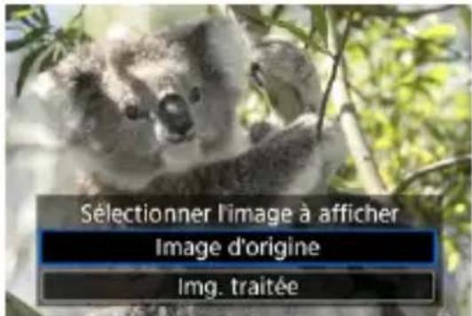 Sélectionner l'image à afficher Image d'origine Img. traitée