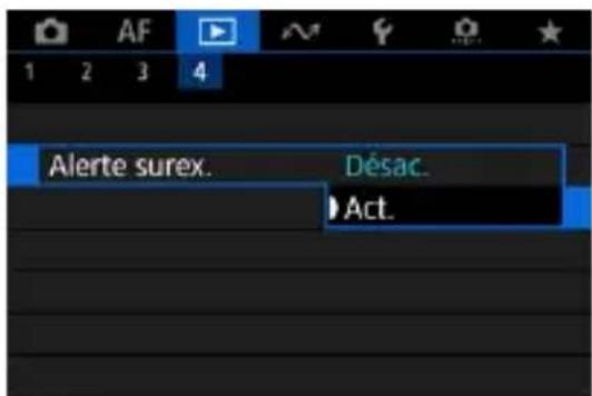 Alerte surex. Désac. Act.
