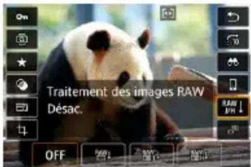 Traitement des images RAW Désac.