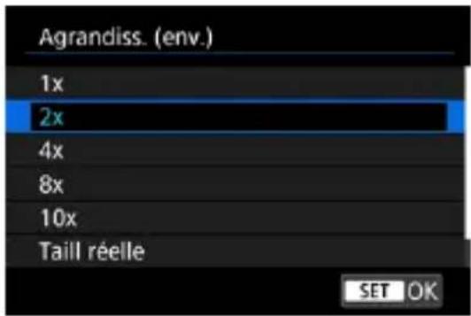 Agrandiss. (env.) 1x 2x 4x 8x 10x Taill réelle SET OK