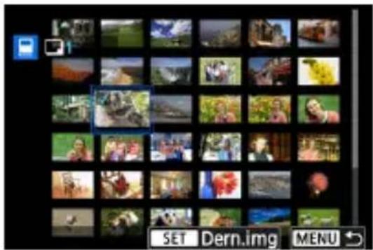CANON EOS R8 - Spécifiez la série d'images. - 1