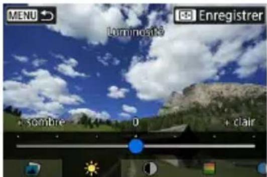MENU Lorinoat3 Enregistrer + sombre 0 + clair