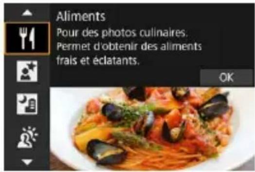 Aliments Pour des photos culinaires. Permet d'obtenir des aliments frais et éclatants. OK