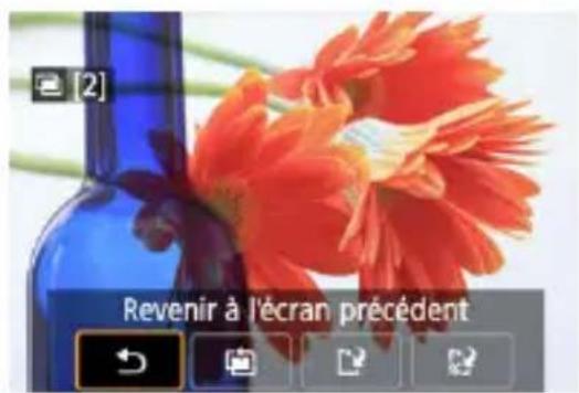 [2] Revenir à l'écran précédent