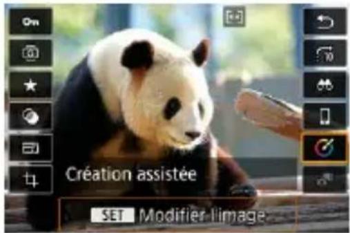 On Création assistée SET Modifier-l'image