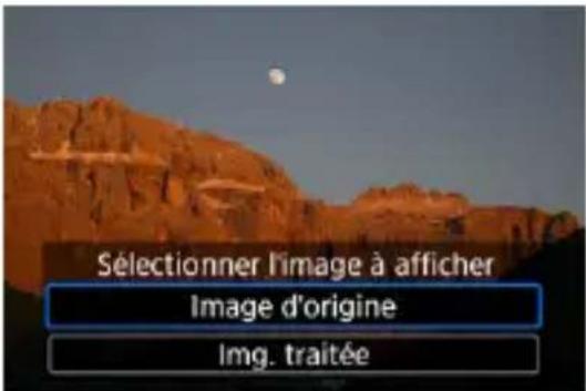 Sélectionner l'image à afficher Image d'origine Img. traitée