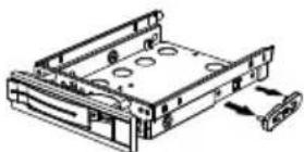 MEDION Akoya P67064 (MD 35098) - Installation d'un disque dur de 3,5» dans un rack amovible 2,5»/3,5» - 2
