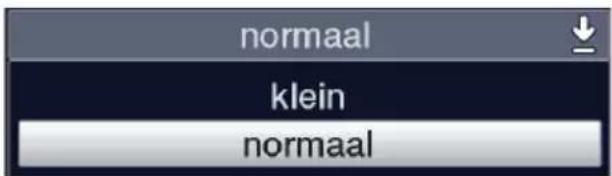 normaal klein normaal