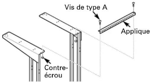 GE DSR24RWWH - ② FIXEZ L'APPLIQUE DE MONTAGE MURALE - 1