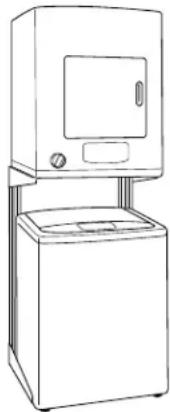 GE DSR24RWWH - FIXEZ LE SUPPORT AU MUR - 2