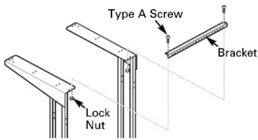 GE DSR24RWWH - ② ATTACH WALL MOUNTING BRACKET - 1