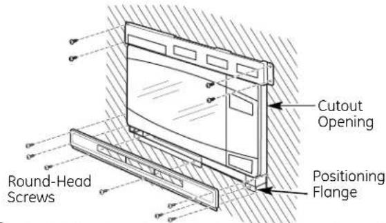 GE JX2030DMBB - ☐8 INSTALL THE BOTTOM BRACKET AND SECURE THE TOP BRACKET - 1