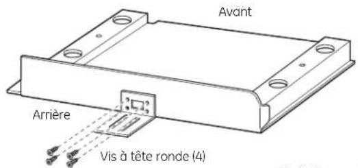 GE JX2030DMBB - MONTAGE DU SUPPORT ANTI- BASCULEMENT ET DU CONDUIT INFÉRIEUR - 1